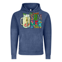 Vintage Denim sweet summer time Vintage Hoodie - CowhideDigitalArt