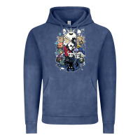 Vintage Denim hollow knight fan art Vintage Hoodie - linhVisuals