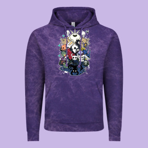 Hollow Knight Fan Art Vintage Hoodie Designed By Linhvisuals