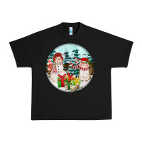 Black Christmas snowman Urban Heavy Tee - FaDigitalArtStudio