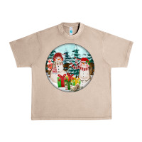 French Oak Christmas snowman Urban Heavy Tee - FaDigitalArtStudio
