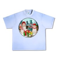 Grape Ice Christmas snowman Urban Heavy Tee - FaDigitalArtStudio