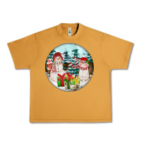 Peanut Butter Christmas snowman Urban Heavy Tee - FaDigitalArtStudio