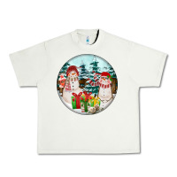 Pistachio Christmas snowman Urban Heavy Tee - FaDigitalArtStudio
