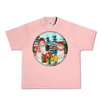 Salmon Christmas snowman Urban Heavy Tee - FaDigitalArtStudio