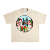 Sandshell Christmas snowman Urban Heavy Tee - FaDigitalArtStudio