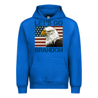 Cobalt american bald eagle let's go brandon Urban Hoodie - Jasminsmagicworld