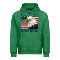 Emerald american bald eagle let's go brandon Urban Hoodie - Jasminsmagicworld