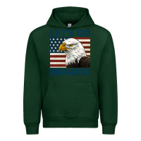 Forest Green american bald eagle let's go brandon Urban Hoodie - Jasminsmagicworld