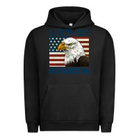 Pigment Black american bald eagle let's go brandon Urban Hoodie - Jasminsmagicworld
