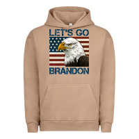 Pigment Burro american bald eagle let's go brandon Urban Hoodie - Jasminsmagicworld