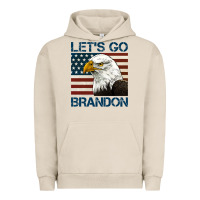 Pigment French Oak american bald eagle let's go brandon Urban Hoodie - Jasminsmagicworld