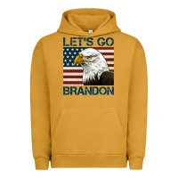 Pigment Peanut Butter american bald eagle let's go brandon Urban Hoodie - Jasminsmagicworld