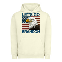 Pigment Pistachio american bald eagle let's go brandon Urban Hoodie - Jasminsmagicworld