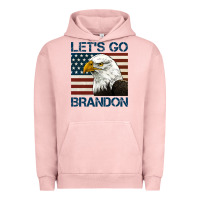 Pigment Salmon american bald eagle let's go brandon Urban Hoodie - Jasminsmagicworld