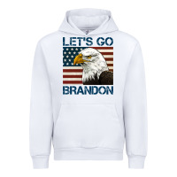 White american bald eagle let's go brandon Urban Hoodie - Jasminsmagicworld