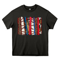 Asphalt Baseball brushstroke Heavy Core Tee - HowdyJamesFarm