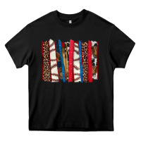 Black Baseball brushstroke Heavy Core Tee - HowdyJamesFarm