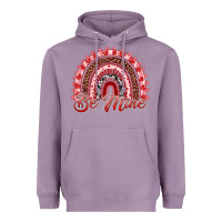 Lavender be mine valentines day rainbow Heavyweight Hoodie - RanaPortraitStore