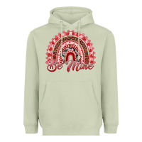 Matcha be mine valentines day rainbow Heavyweight Hoodie - RanaPortraitStore