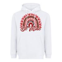 White be mine valentines day rainbow Heavyweight Hoodie - RanaPortraitStore