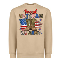 Mushroom proud veteran u.s army Heavyweight Sweatshirt - RanaPortraitStore