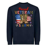 Navy proud veteran u.s army Heavyweight Sweatshirt - RanaPortraitStore