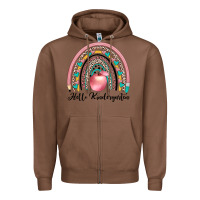 Chestnut hello kindergarten Zipper Hoodie - JahusDesignShop