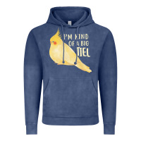 Vintage Denim cockatiel t  shirt i’m kind of a big tiel t  shirt Vintage Hoodie - linhVisuals