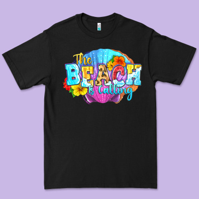 The Beach Is Calling Premium Tee Designed By Fadigitalartstudio