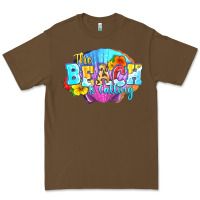 Cacao The beach is calling Premium Tee - FaDigitalArtStudio