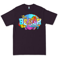 Plum The beach is calling Premium Tee - FaDigitalArtStudio