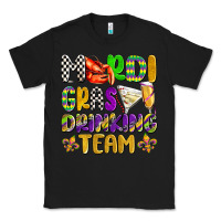 Black mardi gras drinking team with glasses olivia Classic Tee - OliviaCreatesArt