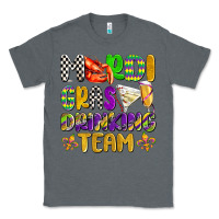 Charcoal Heather mardi gras drinking team with glasses olivia Classic Tee - OliviaCreatesArt