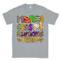 Heather Grey mardi gras drinking team with glasses olivia Classic Tee - OliviaCreatesArt