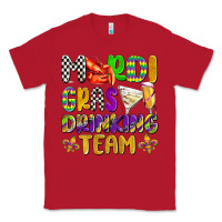 Red mardi gras drinking team with glasses olivia Classic Tee - OliviaCreatesArt