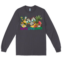 Smoke Peace Love Summer Long Sleeve Tee - CowhideDigitalArt