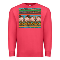 Cardinal western serape pigs Premium Sweatshirt - RanaPortraitStore