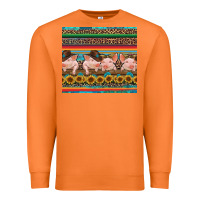 Carrot western serape pigs Premium Sweatshirt - RanaPortraitStore