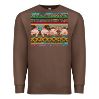 Chestnut western serape pigs Premium Sweatshirt - RanaPortraitStore