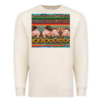 Sandshell western serape pigs Premium Sweatshirt - RanaPortraitStore