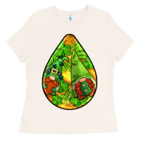 St.patrick's Teardrop Earrings Ladies Tee | Teevron