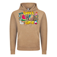 Vintage Coffee summer time Vintage Hoodie - CowhideDigitalArt