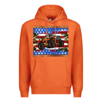 Carrot monster truck american flag tumbler Premium Hoodie - Artiststas