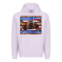 Lilac monster truck american flag tumbler Premium Hoodie - Artiststas