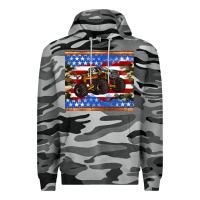 Slate Camo monster truck american flag tumbler Premium Hoodie - Artiststas