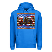 True Royal monster truck american flag tumbler Premium Hoodie - Artiststas