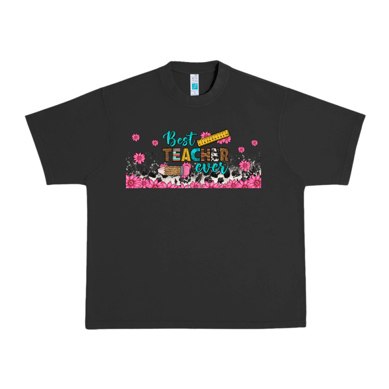 Best Teacher Ever Libbey Glass Urban Heavy Tee by BundleAndBundleShop | Teevron