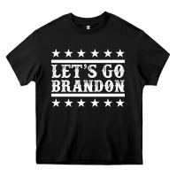 Black Let's Go Brandon Impeach Heavy Core Tee - Jasminsmagicworld