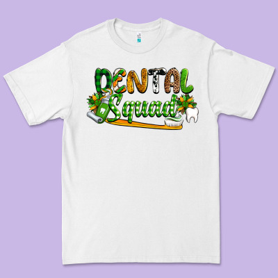St. Patrick's Day Dental Squad Premium Tee Designed By Oliviacreatesart